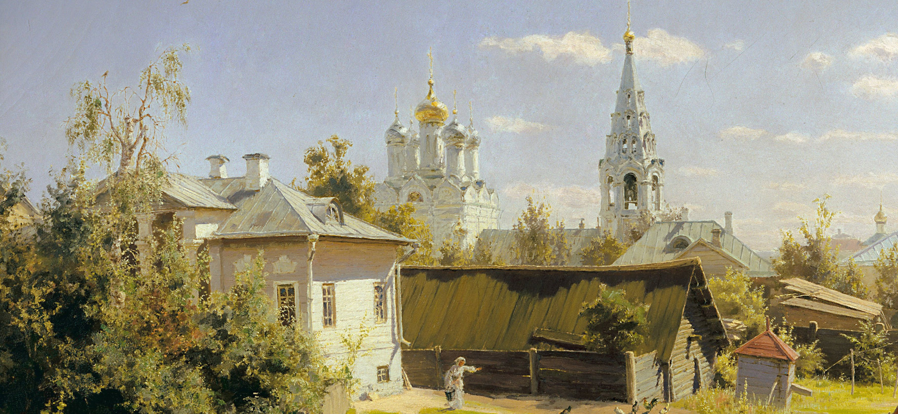 Поленов Московский дворик картина