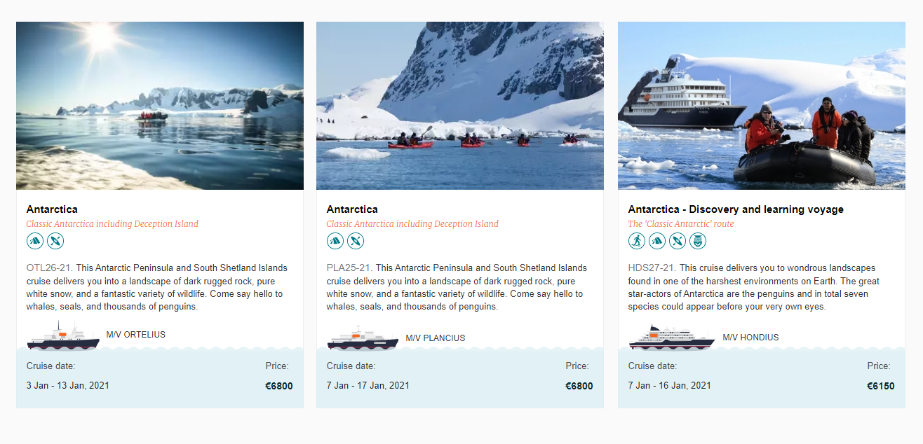 10-дневные туры от компании Oceanwide Expeditions
