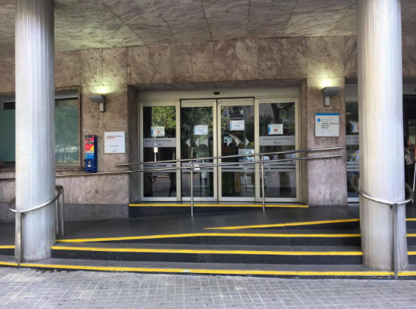 Пандус в госпитале