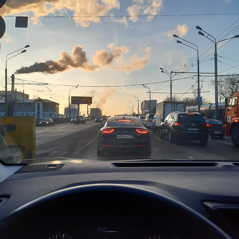 Провели в дороге полтора часа
