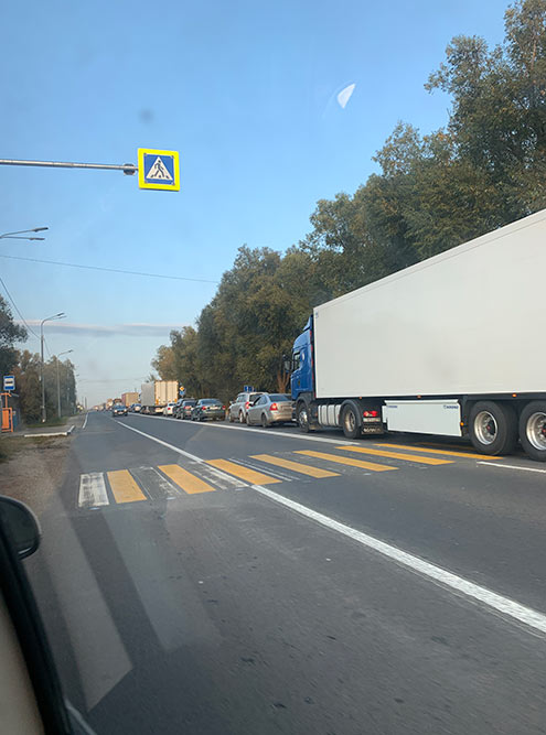 На дороге пробка