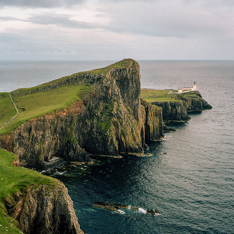Маяк Neist Point на острове Скай
