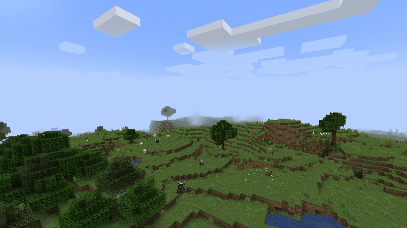 В некоторых играх, например в Minecraft, при&nbsp;низкой дальности прорисовки часть локации скрывает туман