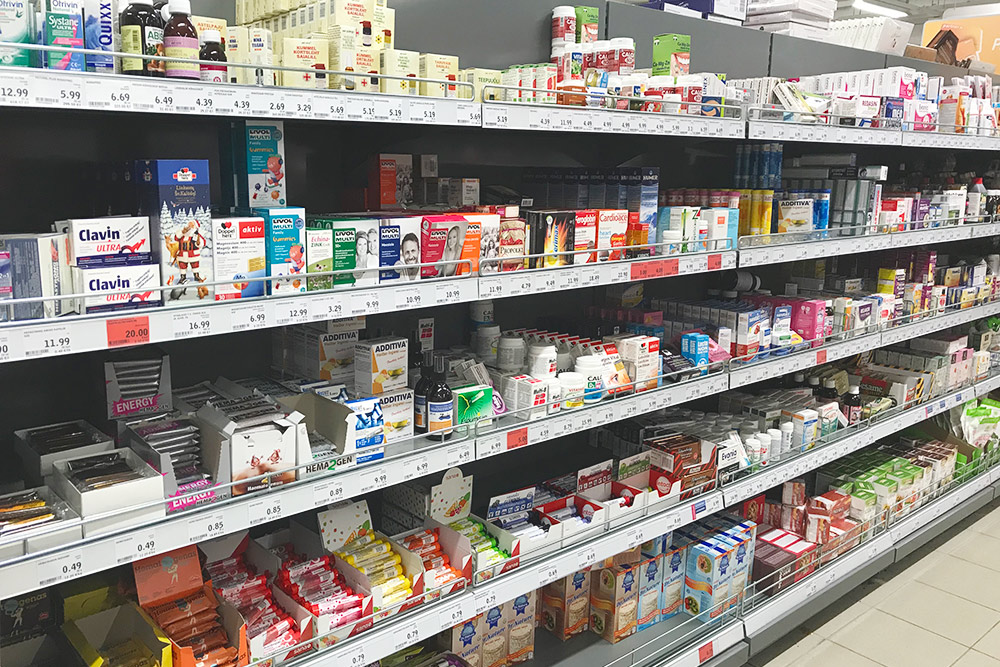 В «Селвере» даже витамины и БАДы продают