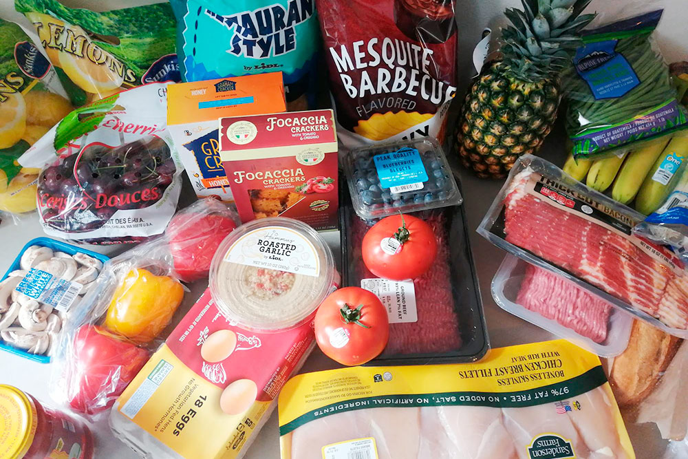 Наши продукты на неделю