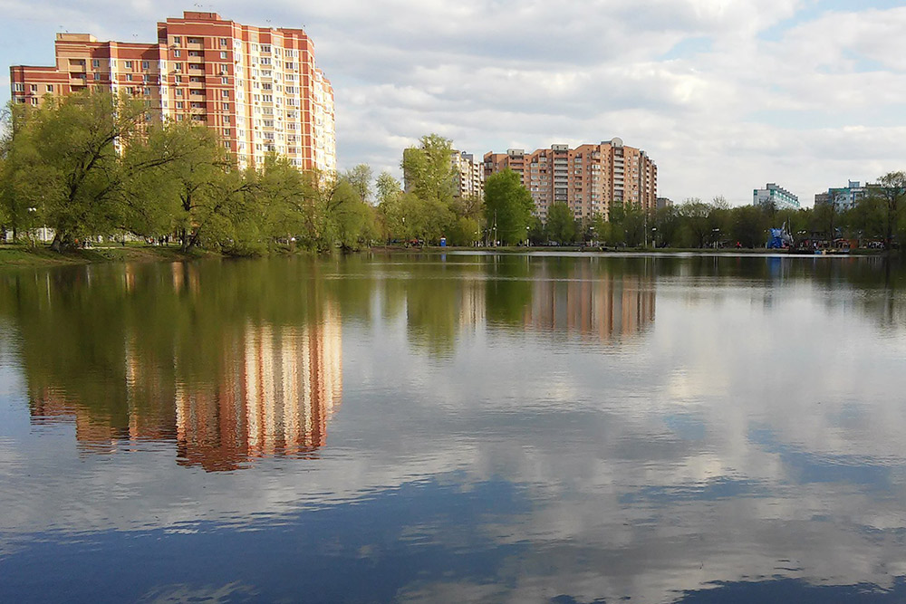 Вот такая красота в нашем парке