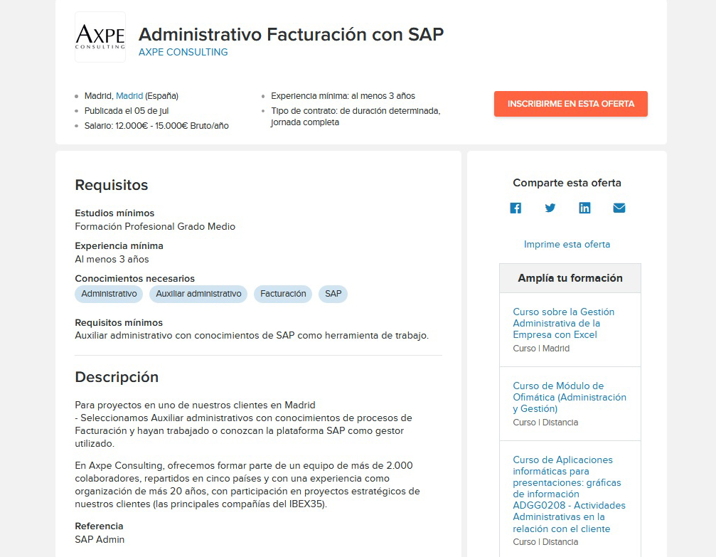 Административный работник со знанием SAP и опытом работы с финансовой документацией будет зарабатывать 12 000—15 000 € в год, или 933—1075 € в месяц