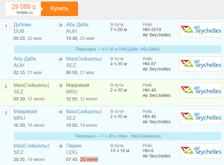 Скриншот с сайта www.make-trip.ru