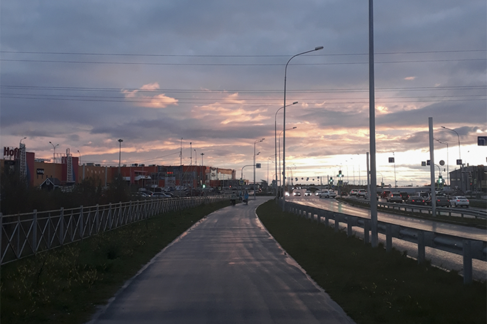 Дорога к торговому центру