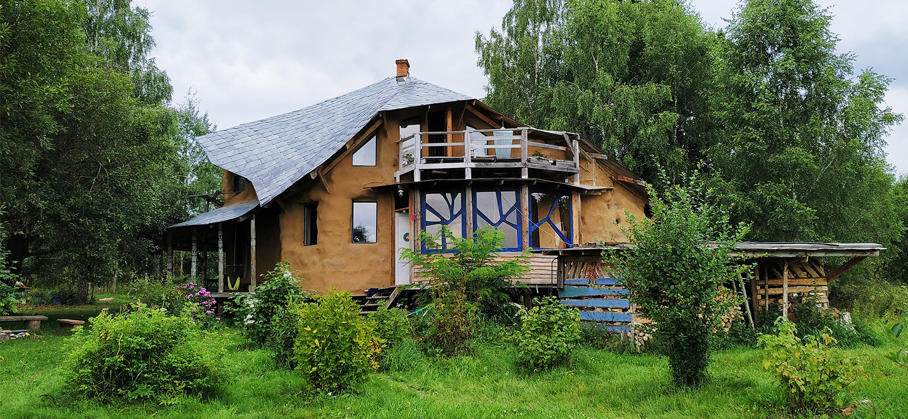 Как мы построили соломенный дом в Калужской области за 1 млн рублей