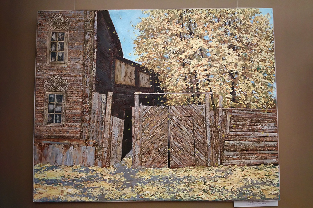На многих картинах галереи изображены самарские дома и улицы