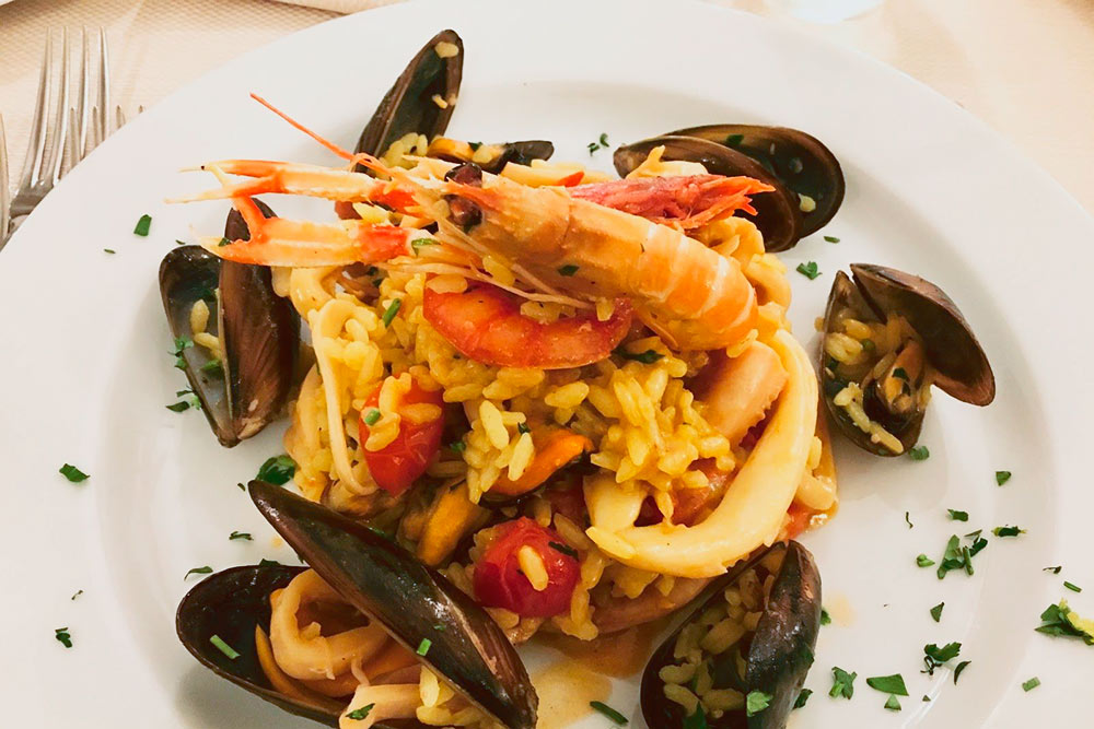 Ризотто с морепродуктами