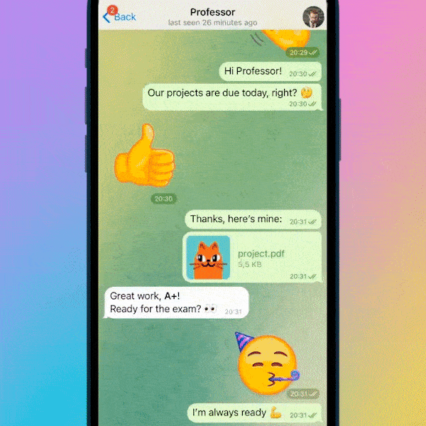 У тем есть предпросмотр — можно примерить и выбрать подходящую. Источник: Telegram Tips