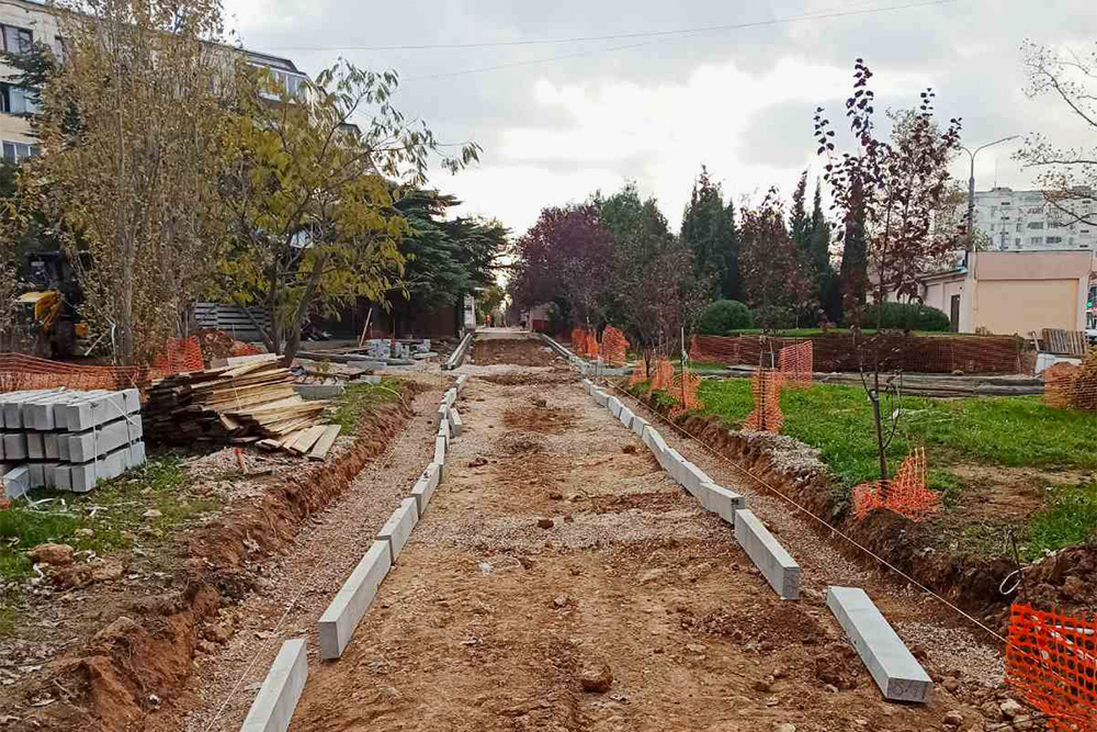 В Севастополе все перерыто