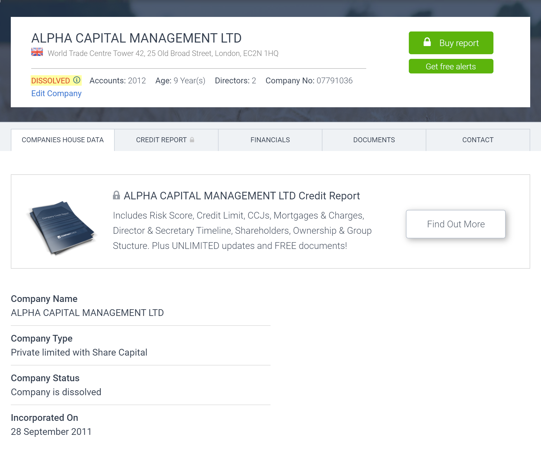 При этом компания Alpha Capital Management, которая значится в списке должностных лиц ATT Investments, уже ликвидирована