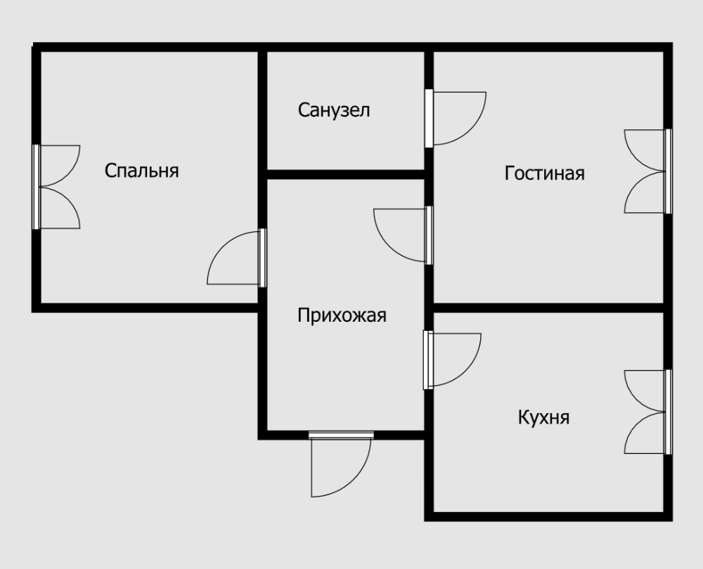 Переносить вход в санузел в гостиную или на кухню нельзя категорически. Ни при каких обстоятельствах. В спальню — нельзя, если санузел в квартире один