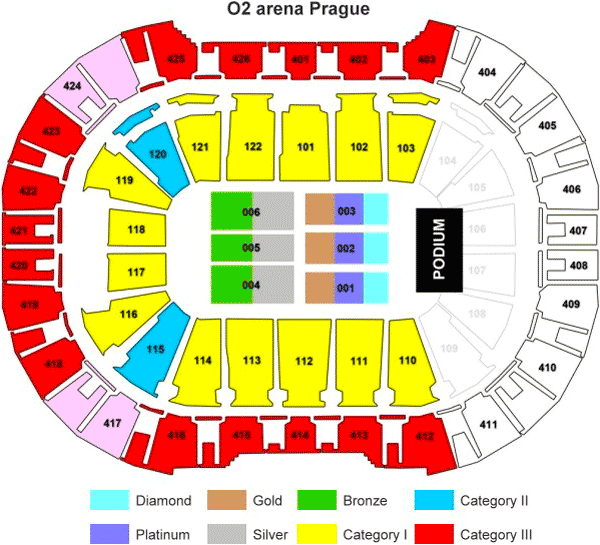 «О2-арена» в Праге. На концерт Рианны я купила платинум-билет в сектор 110 за 6100 р.