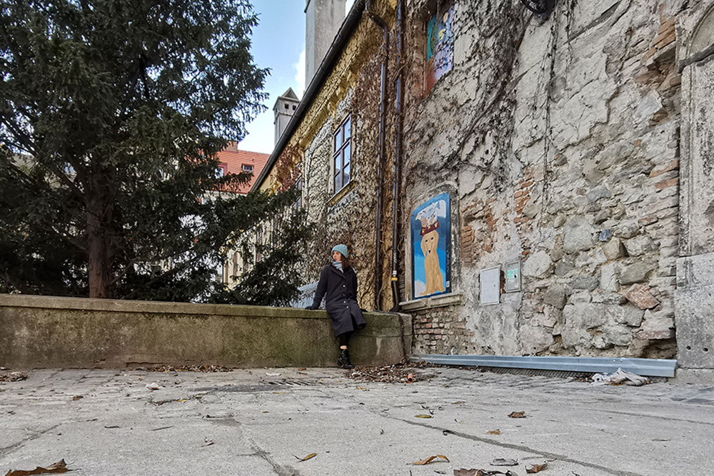Двор позади собора — отличное место для фотографий. Оно кажется неочевидным и уединенным, но там всегда много желающих сделать красивые кадры