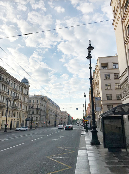 Невский проспект рядом с нашим домом