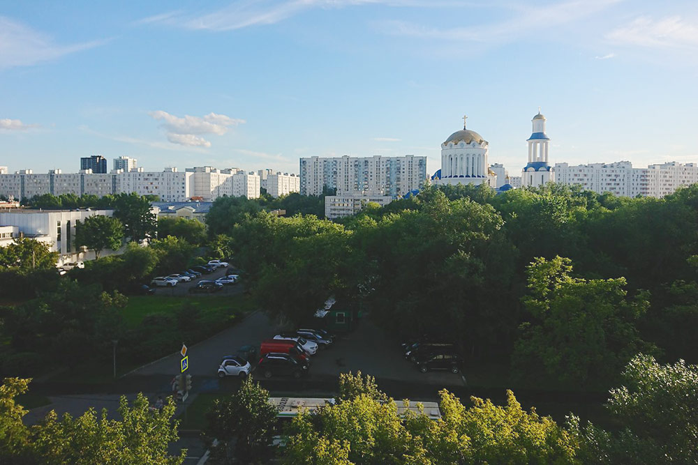 Вид с нашего балкона