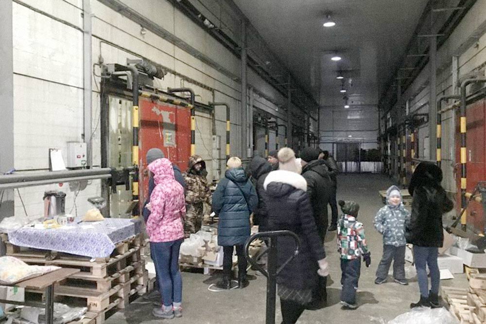 На оптовой базе