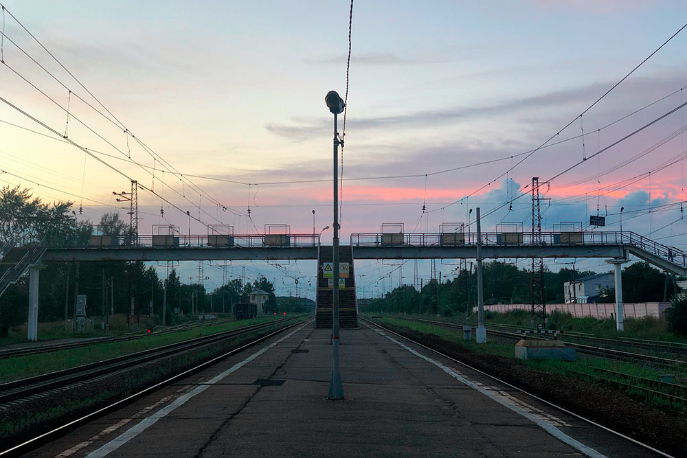 Уезжаю обратно в Москву с этой станции