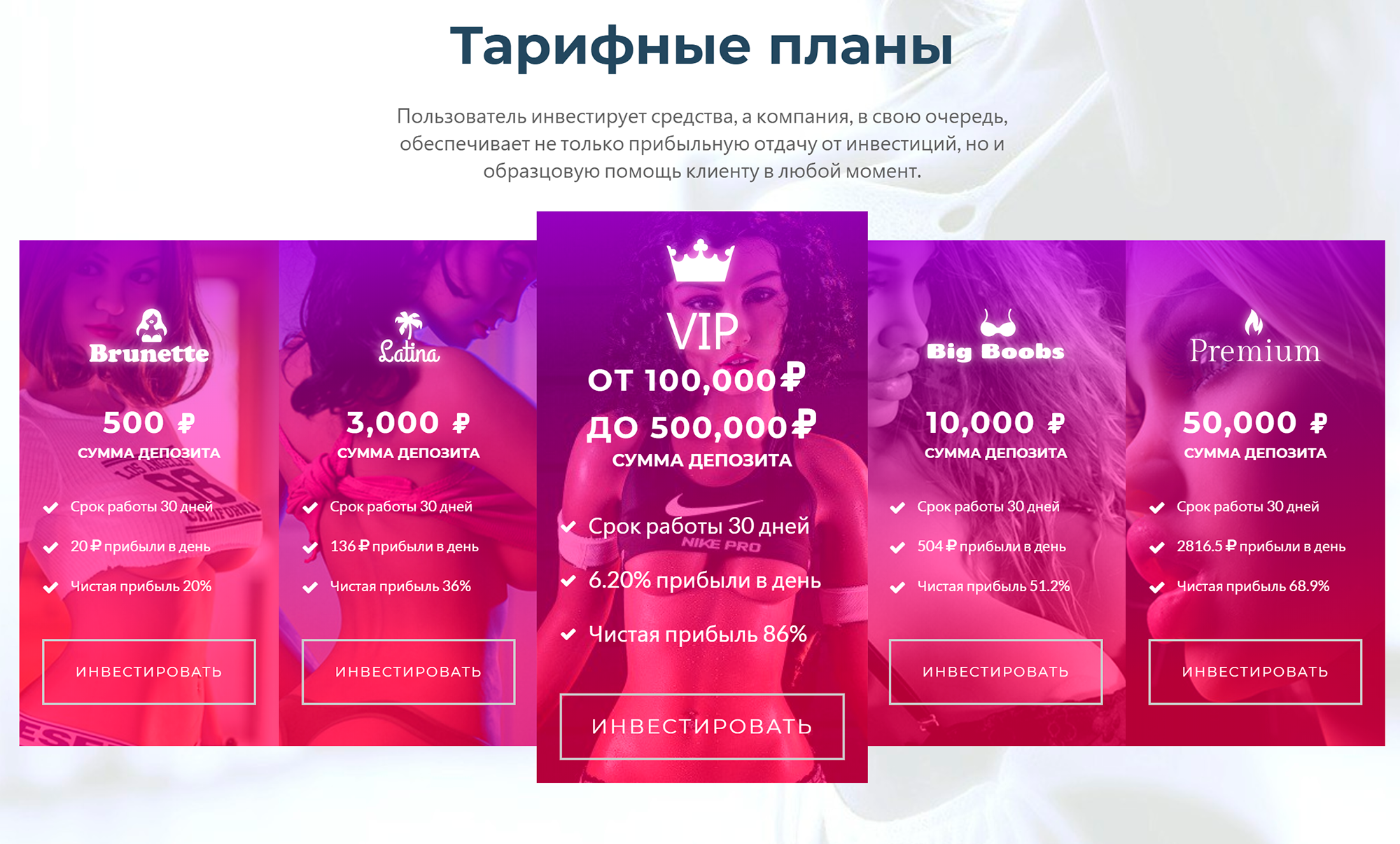 Инвестировать в производство «Долбери» предлагает на 30 дней. То ли секс-куклам больше не надо, то ли компания не рассчитывает прожить дольше