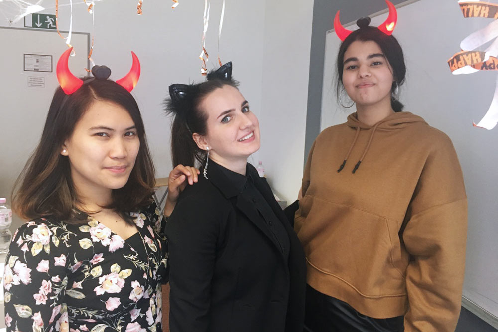 Празднуем Хеллоуин на курсах немецкого