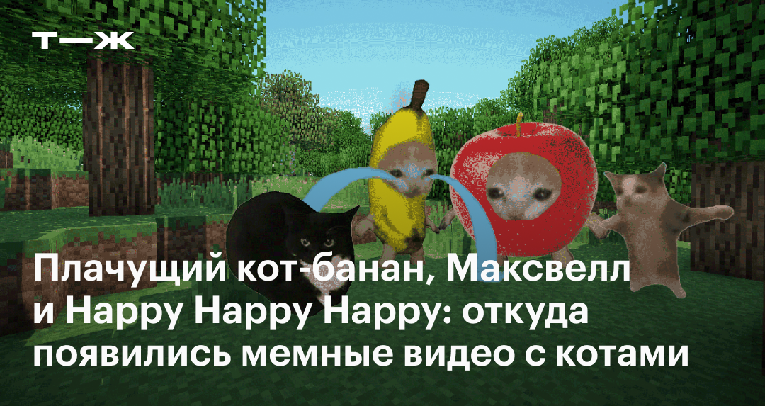Хапи хапи хапи: что за мем с плачущим котом-бананом