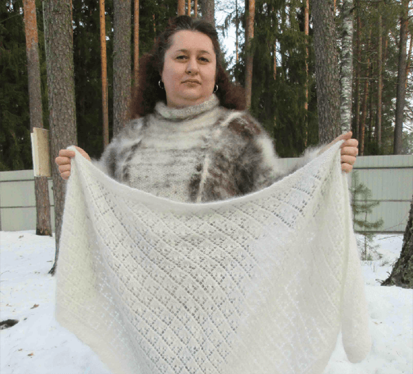 Наталия Новикова, вяжет вещи из собачьей шерсти