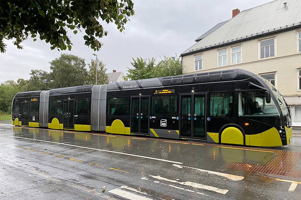 Автобусы в Тронхейме выглядят футуристично