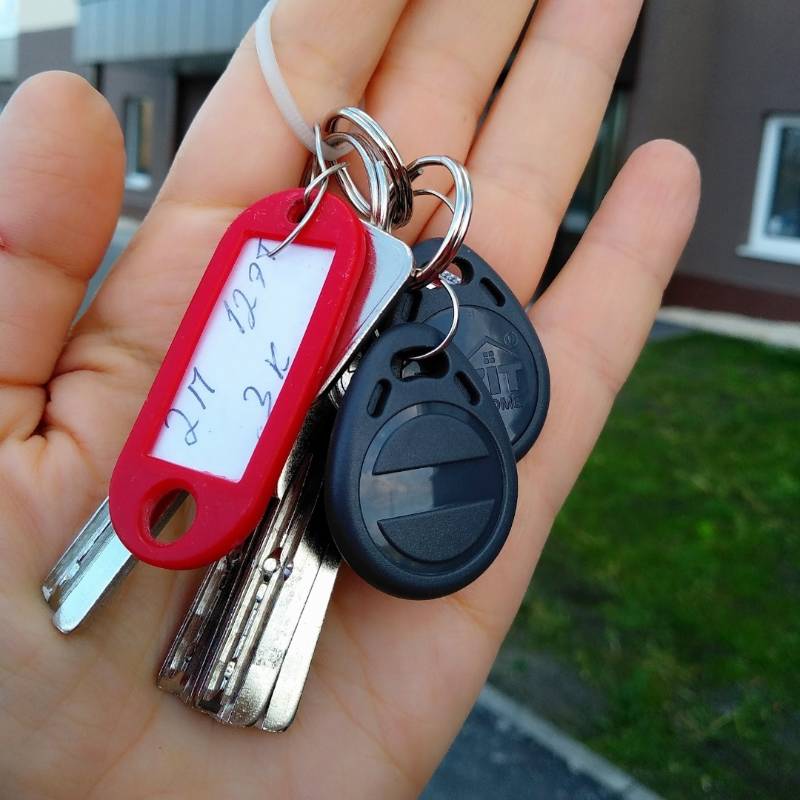 Получили ключи от новой квартиры