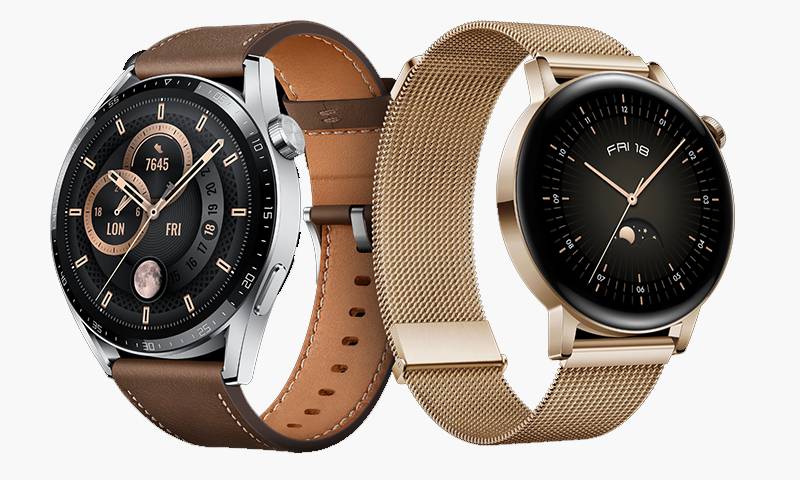 Huawei Watch GT3 42 мм и 46 мм различаются дизайном, но оснащение у них одинаковое