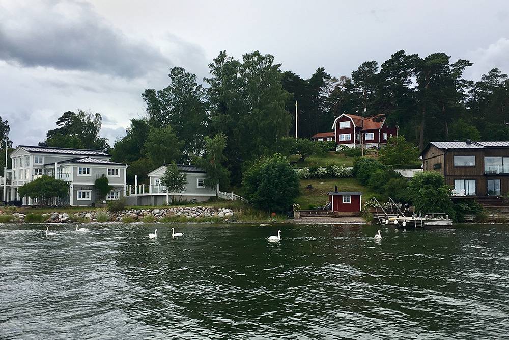 В окрестностях Стокгольма — аккуратные домики и открыточные виды
