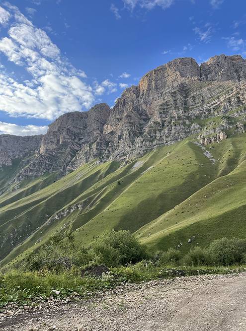 Пейзаж горной Ингушетии