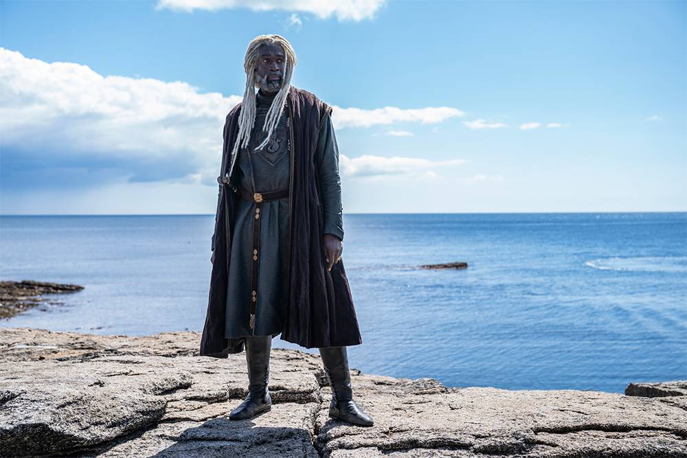 Стив Туссэн в роли Корлиса Велариона — мореплавателя и союзника Рейниры Таргариен. Источник:&nbsp;HBO