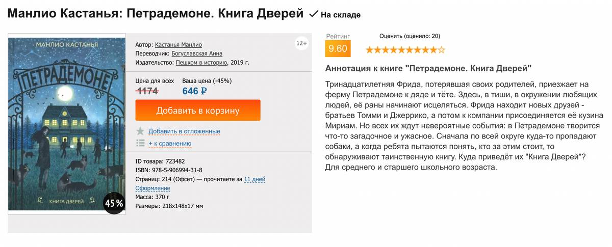 Смешно, но эта книга оказалась очень успешной и продавалась куда лучше других, которые я перевела. Источник: labirint.ru