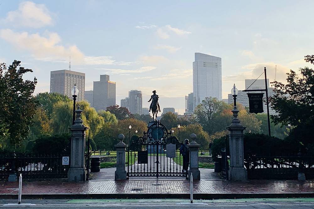 Гуляю с Пушистым до ближайшего парка — Boston Common