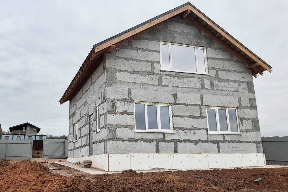 Так выглядел построенный дом, когда мы начали подготовку техплана в ноябре 2019&nbsp;года