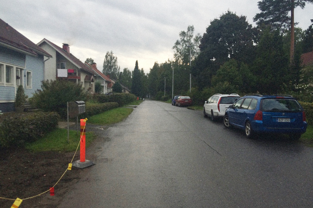 Городок Валкеакоски, где я жила во время учебы на первом курсе