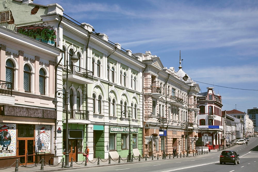 Застройка на улице Алеутской. Улицу назвали в честь судна «Алеут», которое помогало исследовать здешние берега. Фото: Shutterstock
