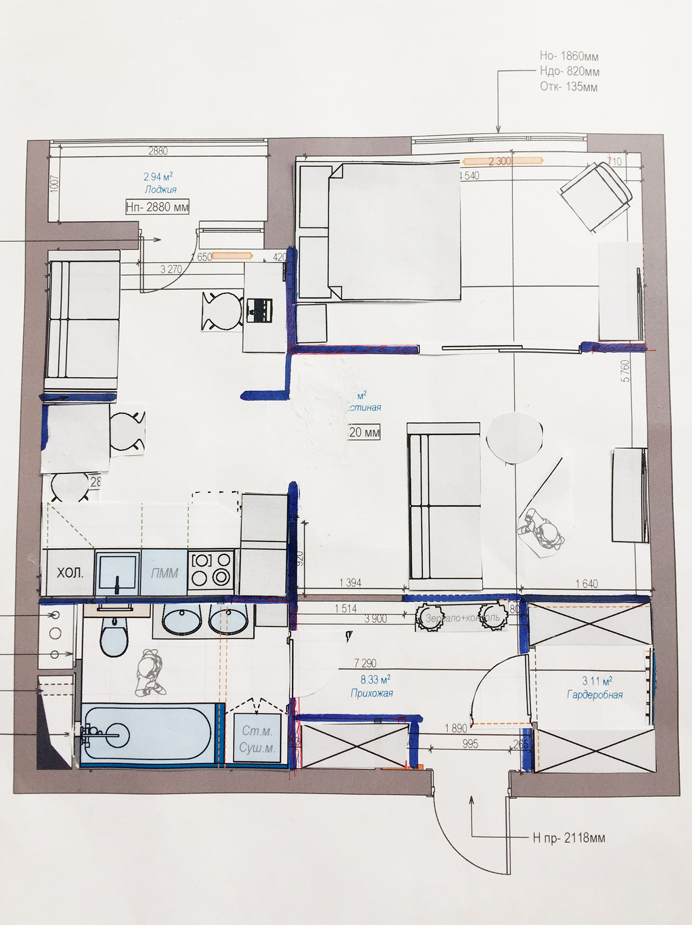 Naše prednosti prilikom naručivanja dizajna interijera studio apartmana u Jekaterinburgu