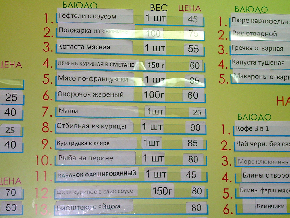 Обед из двух блюд в столовой обойдется в 100—200 <span class=ruble>Р</span>