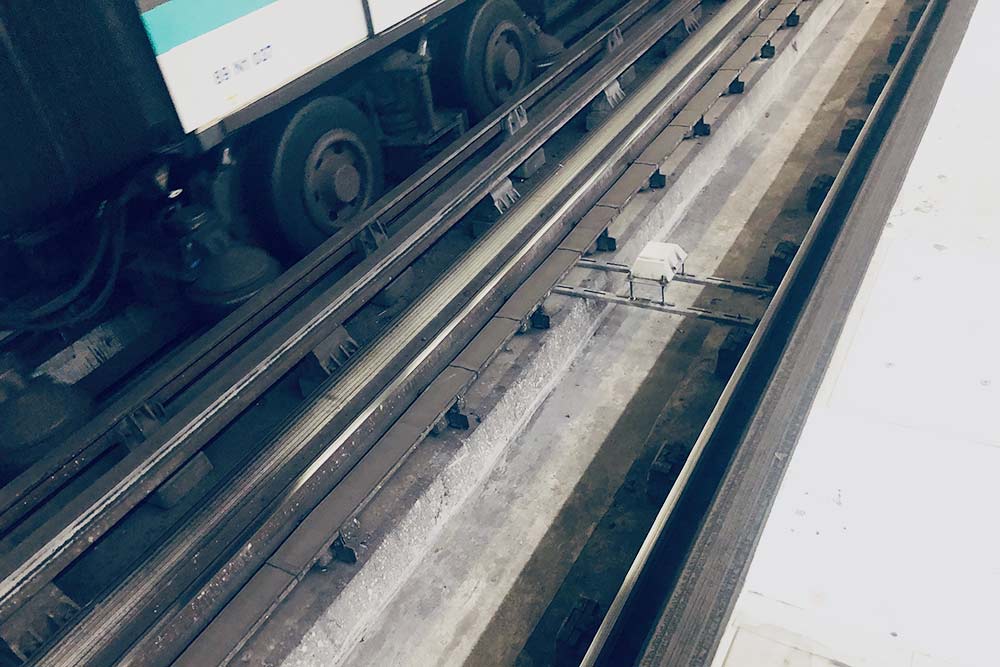 Резиновые колеса у поездов метро значительно снижают шум в парижской подземке