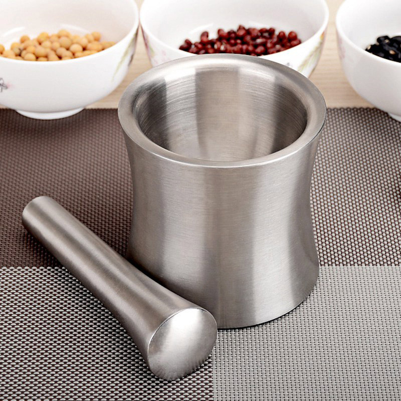 Ступка с пестиком, 1918 рублей. Будет ехать 23 дня, искать по запросу stainless steel mortar