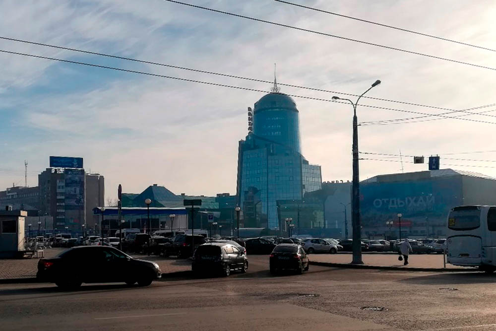 В куполе самарского железнодорожного вокзала находится смотровая площадка