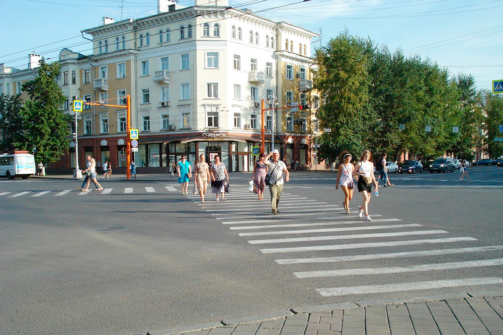 Перекресток на Советском проспекте