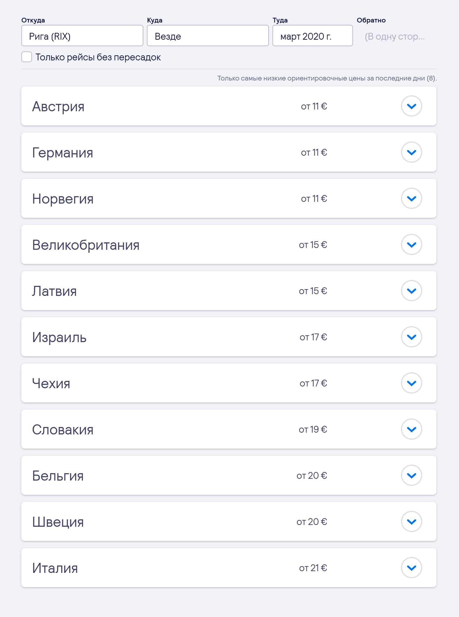 Авиабилеты из Риги. От Тарту до Риги 250 км, это 4 часа на автобусе