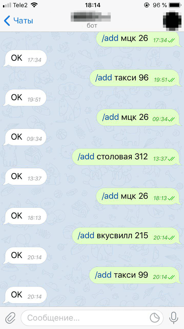 Мое сверхинтересное общение с ботом