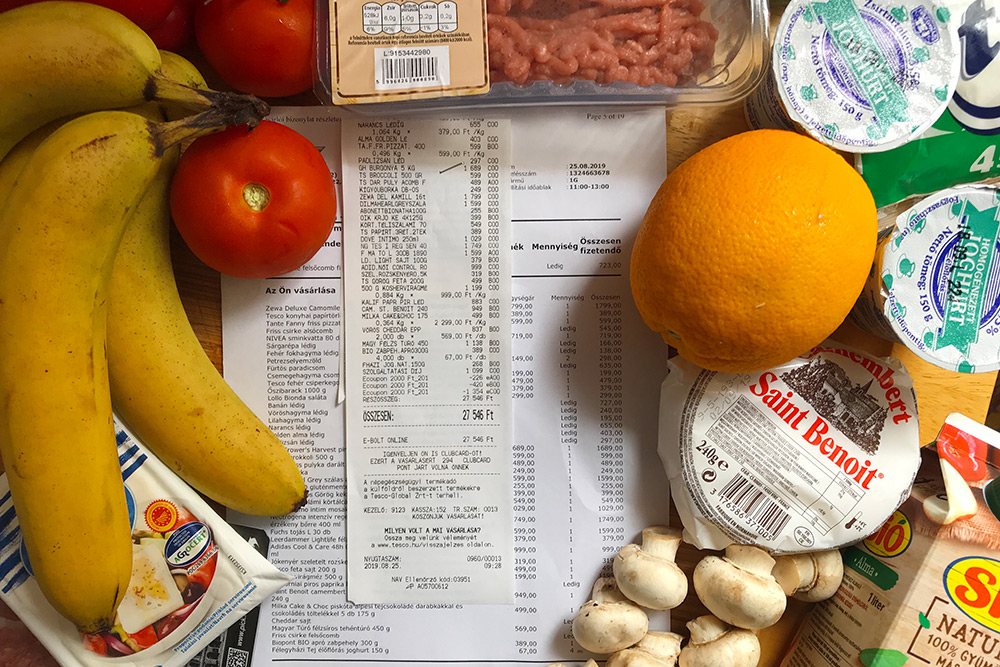 Наш набор продуктов на неделю с доставкой из «Теско»